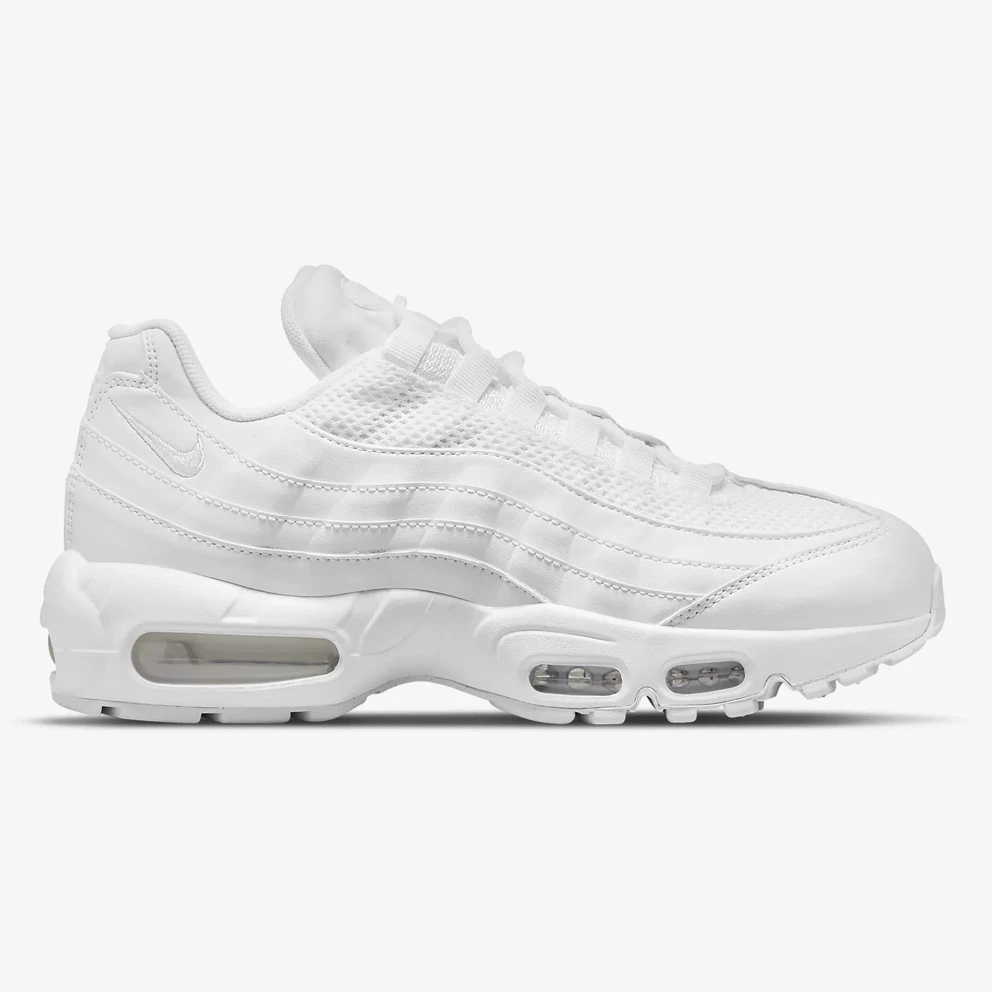 Nike Air Max 95 Γυναικεία Παπούτσια WHITE/WHITE-METALLIC SILVER 3 Nike Air Max 95 Γυναικεία Παπούτσια WHITE/WHITE-METALLIC SILVER