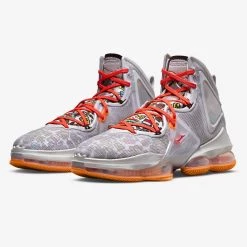 Γυναικεία Nike LeBron 19 "Fast Food" Ανδρικά Παπούτσια για Μπάσκετ GREY FOG/ROMA GREEN-TOTAL ORANGE -Γυναικεία Παπούτσια Κατάστημα nike lebron xix 54