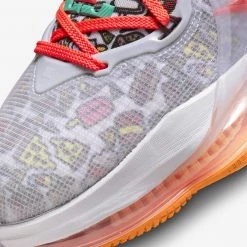 Γυναικεία Nike LeBron 19 "Fast Food" Ανδρικά Παπούτσια για Μπάσκετ GREY FOG/ROMA GREEN-TOTAL ORANGE -Γυναικεία Παπούτσια Κατάστημα nike lebron xix 56