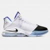 Nike LeBron 19 Low "Black Toe" Ανδρικά Παπούτσια για Μπάσκετ WHITE/BLACK-MEDIUM BLUE-SIREN RED -Γυναικεία Παπούτσια Κατάστημα nike lebron xix low