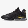 Nike LeBron 19 Low ''Witness'' Ανδρικά Παπούτσια για Μπάσκετ BLACK/UNIVERSITY GOLD-SMOKE GREY