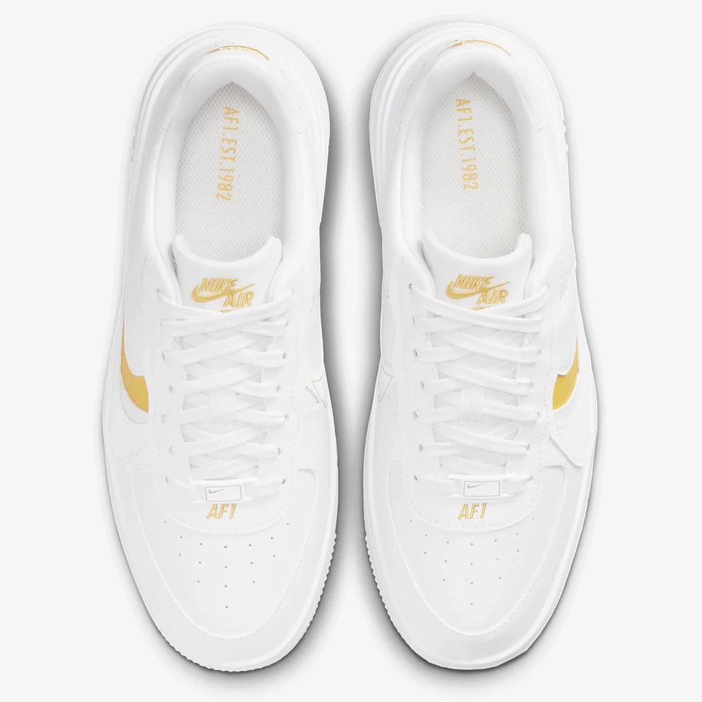 Nike Air Force 1 PLT.AF.ORM Γυναικεία Παπούτσια WHITE/YELLOW OCHRE-SUMMIT WHITE-WHITE 6 Nike Air Force 1 PLT.AF.ORM Γυναικεία Παπούτσια WHITE/YELLOW OCHRE-SUMMIT WHITE-WHITE - Image 4
