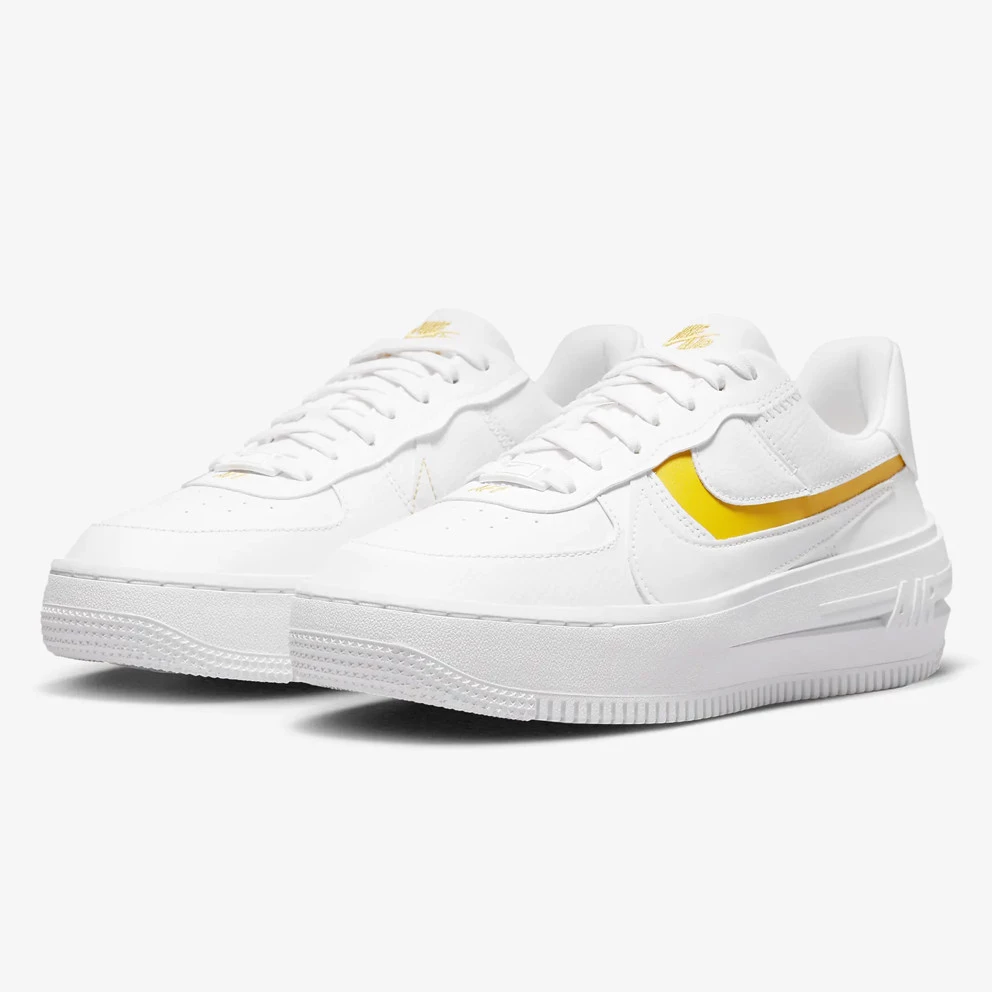 Nike Air Force 1 PLT.AF.ORM Γυναικεία Παπούτσια WHITE/YELLOW OCHRE-SUMMIT WHITE-WHITE 7 Nike Air Force 1 PLT.AF.ORM Γυναικεία Παπούτσια WHITE/YELLOW OCHRE-SUMMIT WHITE-WHITE - Image 5