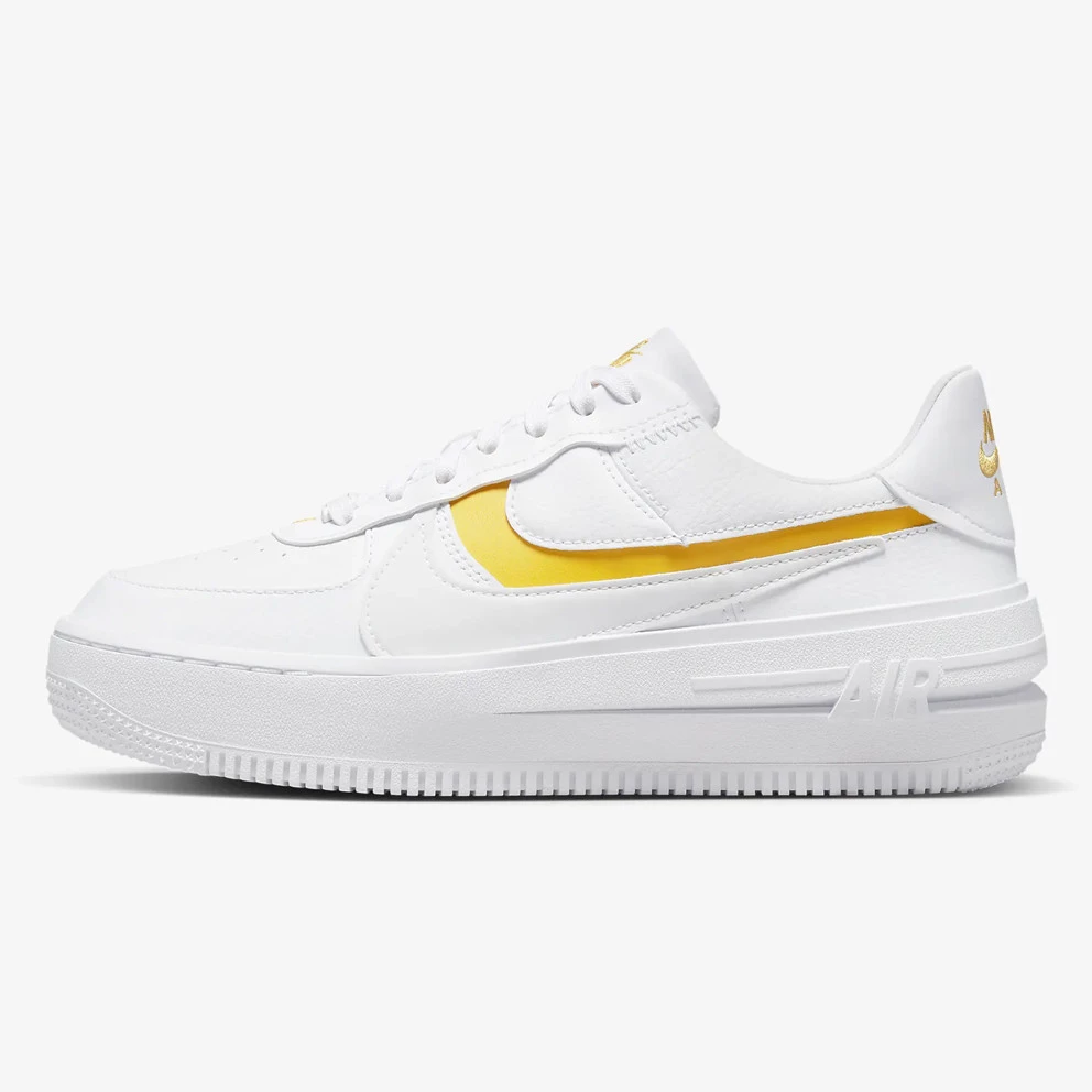 Nike Air Force 1 PLT.AF.ORM Γυναικεία Παπούτσια WHITE/YELLOW OCHRE-SUMMIT WHITE-WHITE 3 Nike Air Force 1 PLT.AF.ORM Γυναικεία Παπούτσια WHITE/YELLOW OCHRE-SUMMIT WHITE-WHITE