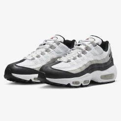 Nike Air Max 95 Γυναικεία Παπούτσια WHITE/BLACK-LT IRON ORE-UNIVERSITY RED -Γυναικεία Παπούτσια Κατάστημα nike w air max 95 4