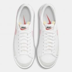 Nike Blazer Platform Γυναικεία Παπούτσια WHITE/PINK GLAZE-SUMMIT WHITE-BLACK -Γυναικεία Παπούτσια Κατάστημα nike w blazer low platform 3
