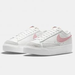 Nike Blazer Platform Γυναικεία Παπούτσια WHITE/PINK GLAZE-SUMMIT WHITE-BLACK -Γυναικεία Παπούτσια Κατάστημα nike w blazer low platform 4
