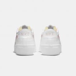 Nike Blazer Platform Γυναικεία Παπούτσια WHITE/PINK GLAZE-SUMMIT WHITE-BLACK -Γυναικεία Παπούτσια Κατάστημα nike w blazer low platform 5