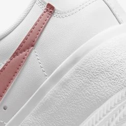 Nike Blazer Platform Γυναικεία Παπούτσια WHITE/PINK GLAZE-SUMMIT WHITE-BLACK -Γυναικεία Παπούτσια Κατάστημα nike w blazer low platform 7