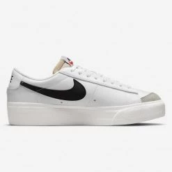 Nike Blazer Platform Γυναικεία Παπούτσια WHITE/BLACK-SAIL-TEAM ORANGE -Γυναικεία Παπούτσια Κατάστημα nike w blazer low platform 9