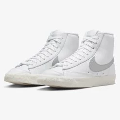 Nike Blazer Mid '77 Γυναικεία Μποτάκια WHITE/METALLIC SILVER-SAIL-SUMMIT WHITE -Γυναικεία Παπούτσια Κατάστημα nike w blazer mid 77 ess 4