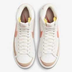 Nike Blazer Mid '77 Γυναικεία Παπούτσια SUMMIT WHITE/LT MADDER ROOT-FOSSIL STONE -Γυναικεία Παπούτσια Κατάστημα nike w blazer mid 77 lea mn 4