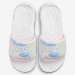 Nike Victori One Γυναικεία Slides WHITE/WHITE-BRIGHT MANGO-SAPPHIRE