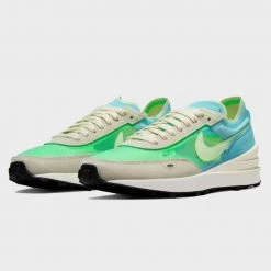 Nike Waffle One Γυναικεία Παπούτσια BLEACHED AQUA/LIME GLOW-COCONUT MILK -Γυναικεία Παπούτσια Κατάστημα nike w waffle one 22