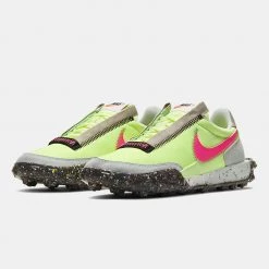 Nike Waffle Racer Crater Γυναικεία Παπούτσια BARELY VOLT/PINK BLAST-BLACK -Γυναικεία Παπούτσια Κατάστημα nike waffle racer crater 6