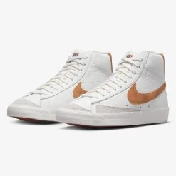 Nike Blazer Mid '77 Γυναικεία Μποτάκια SUMMIT WHITE/HOT CURRY-MARS STONE -Γυναικεία Παπούτσια Κατάστημα nike wmns blazer mid 77 4
