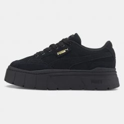 Puma Mayze Stack Suede Γυναικεία Παπούτσια PUMA BLACK