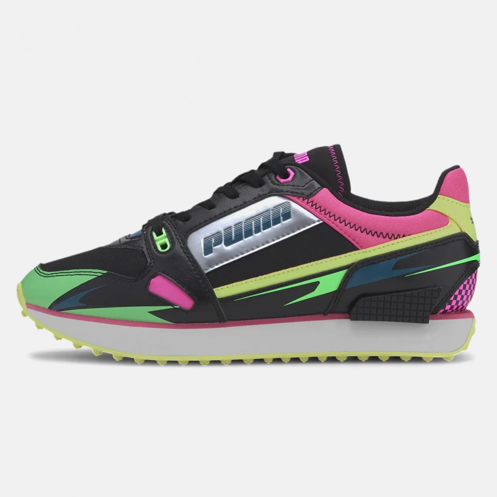 Puma Mile Rider Sunny Gatawa Γυναικεία Παπούτσια Puma Black-Elektro Green 3 Puma Mile Rider Sunny Gatawa Γυναικεία Παπούτσια Puma Black-Elektro Green