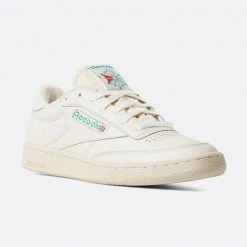 Γυναικεία Reebok Classics Club C 1985 TV Unisex Παπούτσια TOP-CHALK/PAPERWHITE/GLEN GREEN -Γυναικεία Παπούτσια Κατάστημα reebok classics club c 1985 tv 2