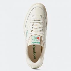 Γυναικεία Reebok Classics Club C 1985 TV Unisex Παπούτσια TOP-CHALK/PAPERWHITE/GLEN GREEN -Γυναικεία Παπούτσια Κατάστημα reebok classics club c 1985 tv 3