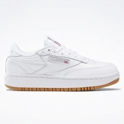 Reebok Classics Club C Double Γυναικεία Παπούτσια WHITE/RBKG07/WHITE