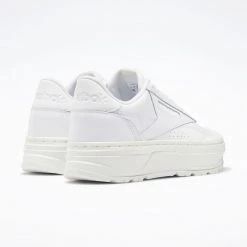 Reebok Classics Club Double Geo Γυναικεία Παπούτσια FTWWHT/FTWWHT/CHALK -Γυναικεία Παπούτσια Κατάστημα reebok classics club c double geo 3
