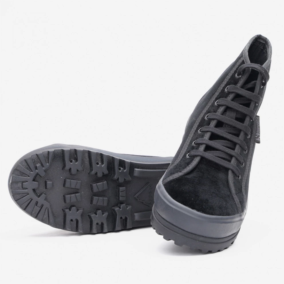 Superga 2341 Alpina Velvet Γυναικεία Μποτάκια TOTAL BLACK 10 Superga 2341 Alpina Velvet Γυναικεία Μποτάκια TOTAL BLACK - Image 8
