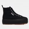 Superga 2708 Hi Top Tank Γυναικεία Μποτάκια FULL BLACK -Γυναικεία Παπούτσια Κατάστημα superga 2708 hi top tank