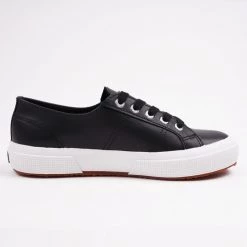 Γυναικεία Superga 2750 Nappa Δερμάτινα Sneakers BLACK-WHITE 10 Γυναικεία Superga 2750 Nappa Δερμάτινα Sneakers BLACK-WHITE -Γυναικεία Παπούτσια Κατάστημα superga 2750 naplngcotu 1