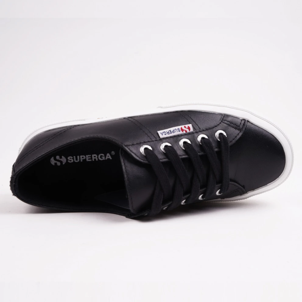 Γυναικεία Superga 2750 Nappa Δερμάτινα Sneakers BLACK-WHITE 5 Γυναικεία Superga 2750 Nappa Δερμάτινα Sneakers BLACK-WHITE - Image 3
