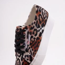 Γυναικεία Superga 2790 Platform Velvet Sneakers Leopard-Brown Black -Γυναικεία Παπούτσια Κατάστημα superga 2790 fanvelvetw 5