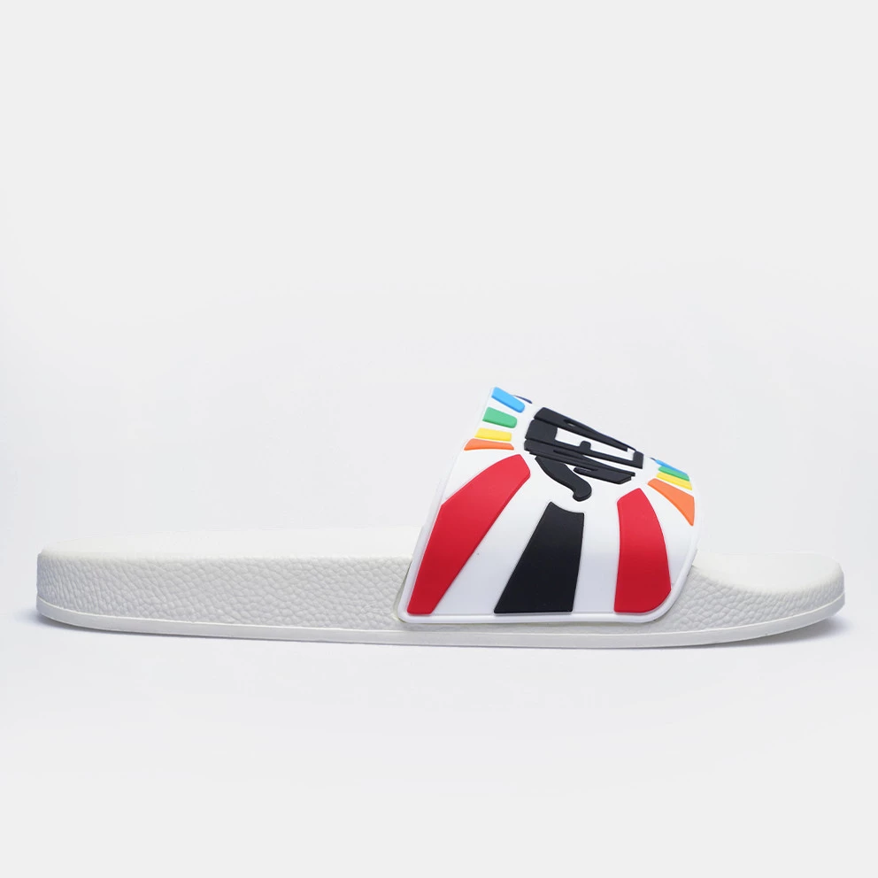 Γυναικεία Superga Logo Unisex Slides White Multicolor 4 Γυναικεία Superga Logo Unisex Slides White Multicolor - Image 2