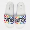 Γυναικεία Superga Logo Unisex Slides White Multicolor 2 Γυναικεία Superga Logo Unisex Slides White Multicolor -Γυναικεία Παπούτσια Κατάστημα superga slide multicolor logo