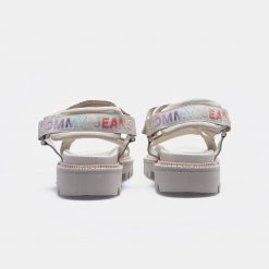 Tommy Jeans Chunky Webbing Γυναικεία Σανδάλια Savannah Sand -Γυναικεία Παπούτσια Κατάστημα tommy jeans chunky tie dye webbing sandal 5