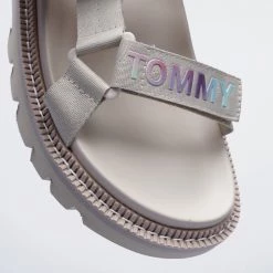 Tommy Jeans Chunky Webbing Γυναικεία Σανδάλια Savannah Sand -Γυναικεία Παπούτσια Κατάστημα tommy jeans chunky tie dye webbing sandal 7