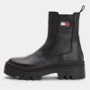 Tommy Jeans Fashion Chelsea Γυναικεία Μποτάκια BLACK