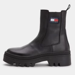 Tommy Jeans Fashion Chelsea Γυναικεία Μποτάκια BLACK