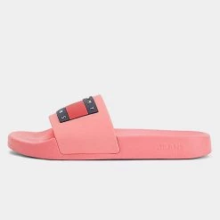 Tommy Jeans Flag Γυναικεία Pool Slides Garden Rose -Γυναικεία Παπούτσια Κατάστημα tommy jeans flag pool slide 9