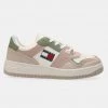 Tommy Jeans Pop Basket Γυναικεία Παπούτσια Stony Beige