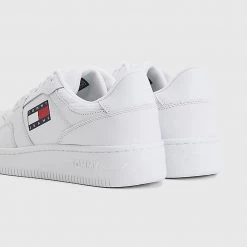 Tommy Jeans Retro Basket Γυναικεία Παπούτσια WHITE 8 Tommy Jeans Retro Basket Γυναικεία Παπούτσια WHITE -Γυναικεία Παπούτσια Κατάστημα tommy jeans retro basket wmn 2
