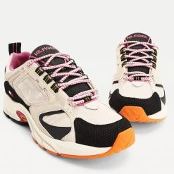 Tommy Jeans Archive Γυναικεία Παπούτσια Smooth Stone -Γυναικεία Παπούτσια Κατάστημα tommy jeans wmns archive textile mix runner 11