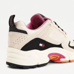 Tommy Jeans Archive Γυναικεία Παπούτσια Smooth Stone -Γυναικεία Παπούτσια Κατάστημα tommy jeans wmns archive textile mix runner 12