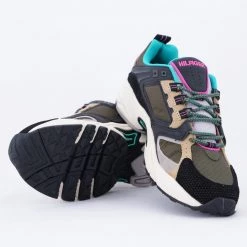 Tommy Jeans Archive Γυναικεία Παπούτσια ARMY GREEN -Γυναικεία Παπούτσια Κατάστημα tommy jeans wmns archive textile mix runner 7