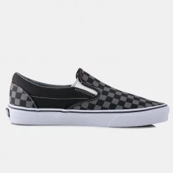 Γυναικεία Vans Classic Slip-On 'Checkerboard' Unisex Παπούτσια Black/Pewter Ch