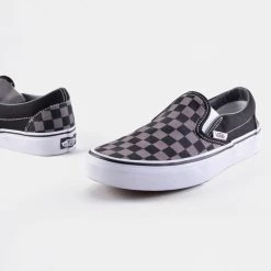 Γυναικεία Vans Classic Slip-On 'Checkerboard' Unisex Παπούτσια Black/Pewter Ch -Γυναικεία Παπούτσια Κατάστημα vans ua classic slip on 25