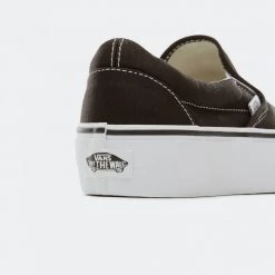 Vans Classic Slip-On Γυναικεία Platform Παπούτσια Black -Γυναικεία Παπούτσια Κατάστημα vans ua classic slip on p 11
