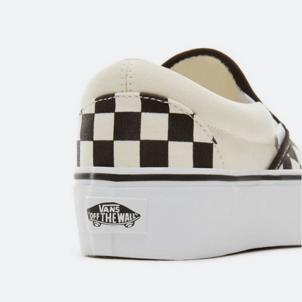 Vans Checkerboard Classic Slip-On Γυναικεία Platforms Παπούτσια Blk WhtChcke 8 Vans Checkerboard Classic Slip-On Γυναικεία Platforms Παπούτσια Blk WhtChcke - Image 6