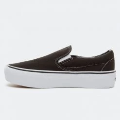 Vans Classic Slip-On Γυναικεία Platform Παπούτσια Black