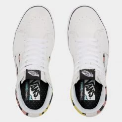 Γυναικεία Vans Comfycush Sk8-Hi Παπούτσια (Mixed Media) White/multi -Γυναικεία Παπούτσια Κατάστημα vans ua comfycush sk8 hi 3