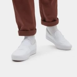 Γυναικεία Vans Classic Slip-On Unisex Παπούτσια (CLASSIC) TRUE WHITE/TRUE -Γυναικεία Παπούτσια Κατάστημα vans ua comfycush slip 1 7